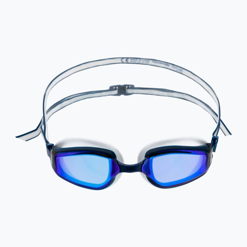 Occhialini da nuoto Aquasphere Fastlane 2022 blu/bianco/blu specchio 2