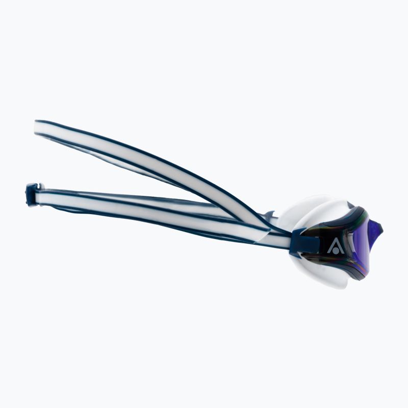 Occhialini da nuoto Aquasphere Fastlane 2022 blu/bianco/blu specchio 3