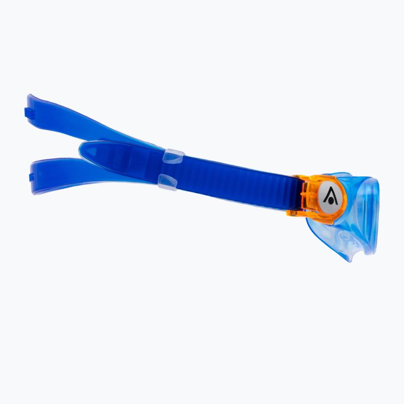 Occhialini da nuoto per bambini Aquasphere Moby Kid blu/arancio/chiaro 3