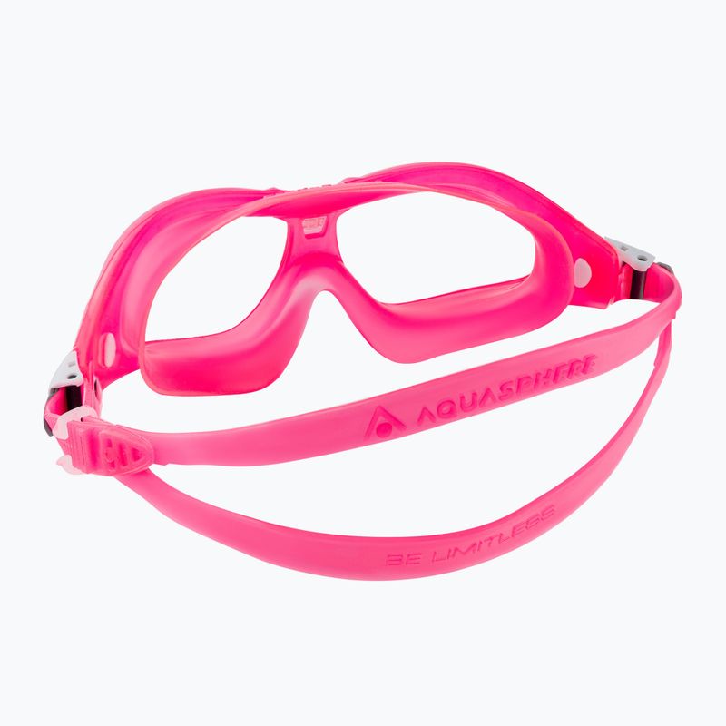 Maschera da nuoto per bambini Aquasphere Seal Kid 2 2022 rosa/rosa/chiaro 4