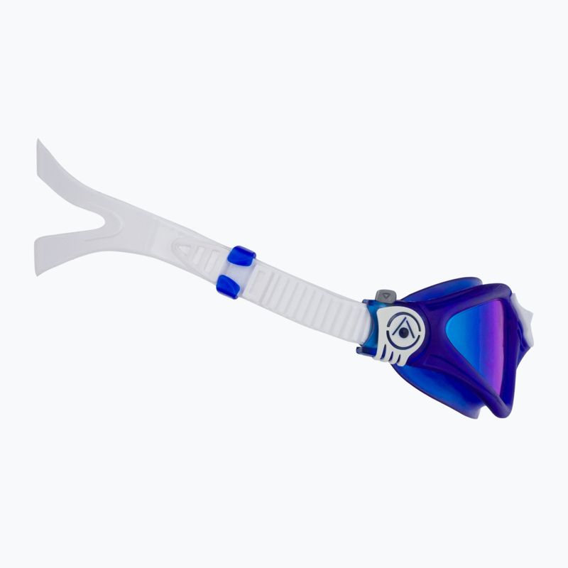 Occhialini da nuoto Aquasphere Kayenne blu/bianco/blu specchio 3