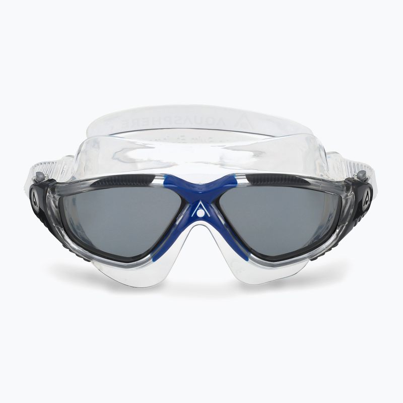 Maschera Aquasphere Vista trasparente/grigio scuro MS5050012LD 7