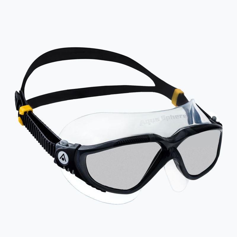 Maschera da nuoto Aquasphere Vista grigio scuro/nero/argento specchiato