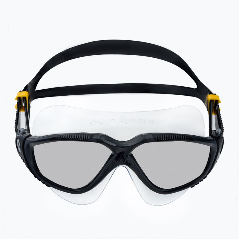 Maschera da nuoto Aquasphere Vista grigio scuro/nero/argento specchiato 2