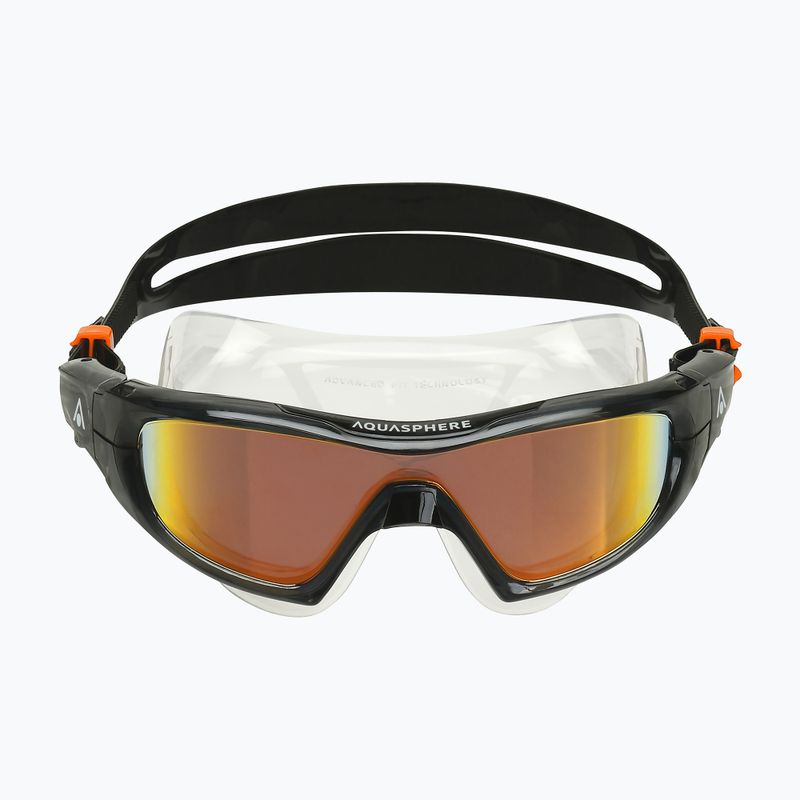 Aquasphere Vista Pro grigio scuro/nero maschera da nuoto MS5041201LMO 7