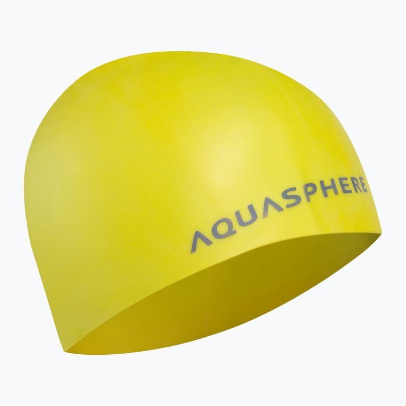 Cuffia Aquasphere Tri giallo/grigio brillante