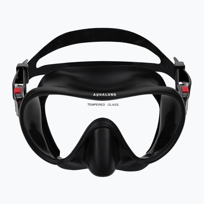 Aqualung Nabul Set Snorkeling nero/nero 3