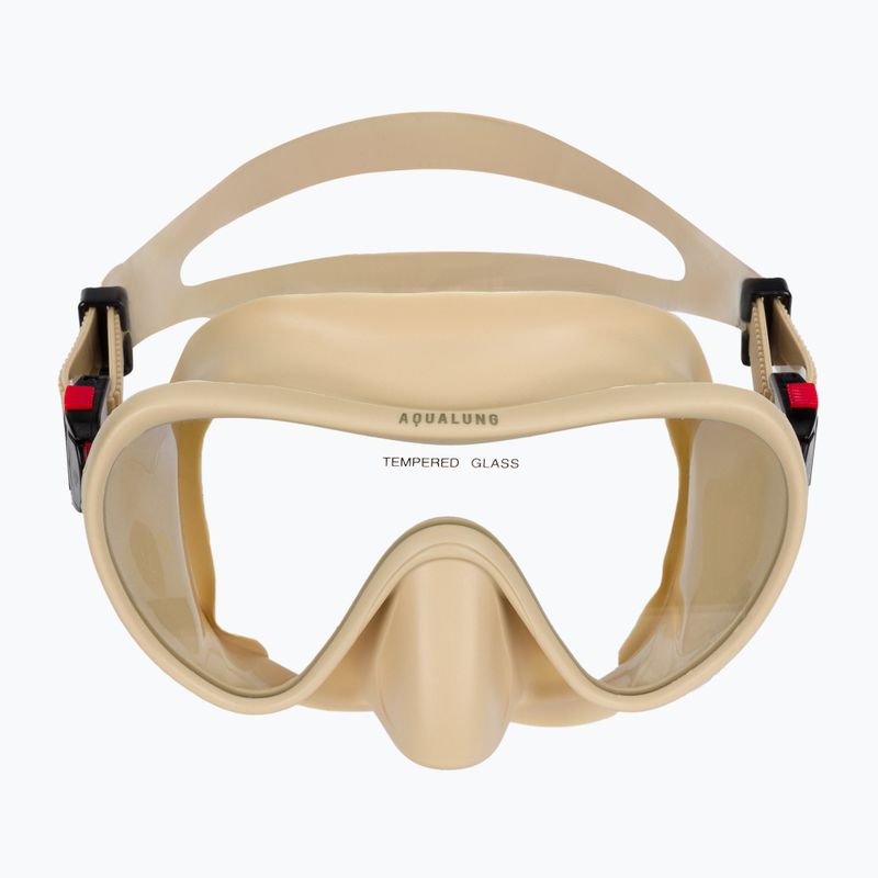 Aqualung Nabul Set per lo snorkeling beige/verde scuro 3