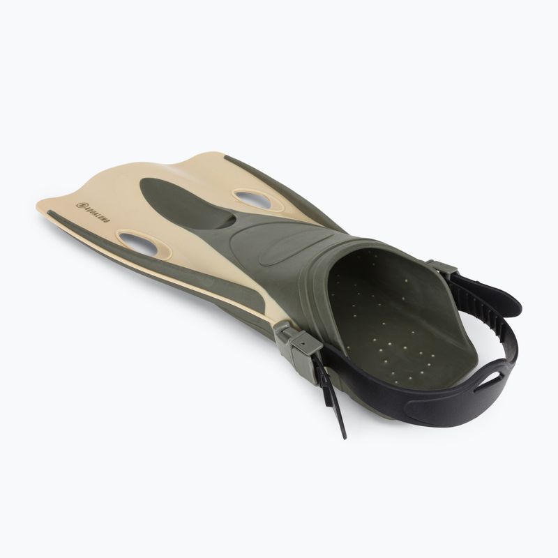 Aqualung Nabul Set per lo snorkeling beige/verde scuro 13