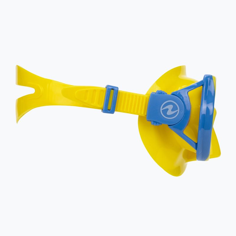 Aqualung Set Snorkeling Hero per bambini giallo/blu 4