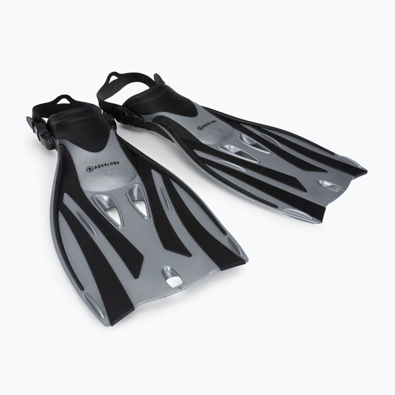 Pinne da snorkeling Aqualung Fizz nero/argento