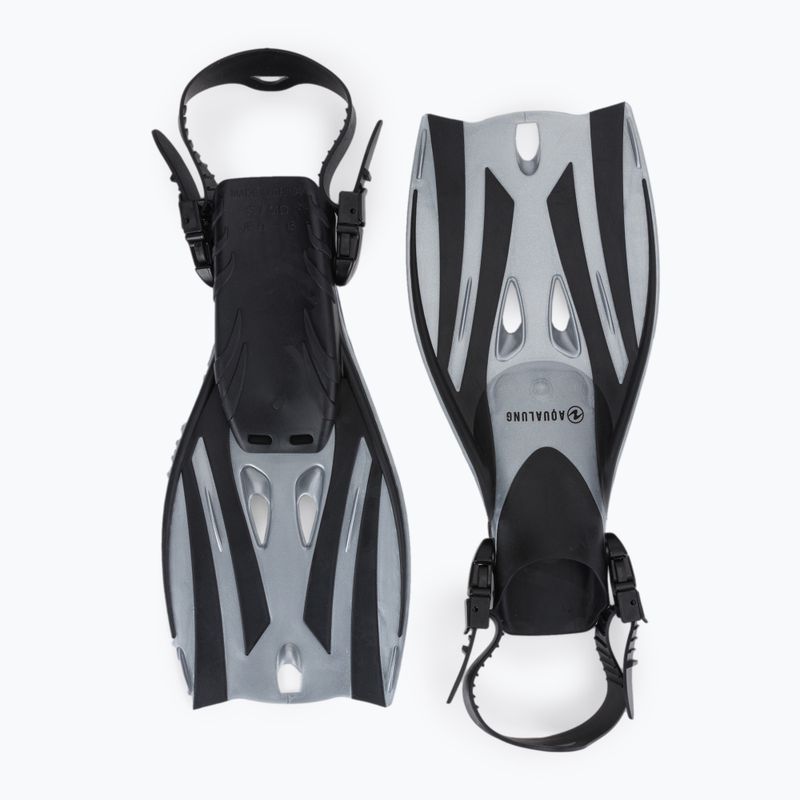 Aqualung Fizz grigio/nero pinne da snorkeling per bambini 2