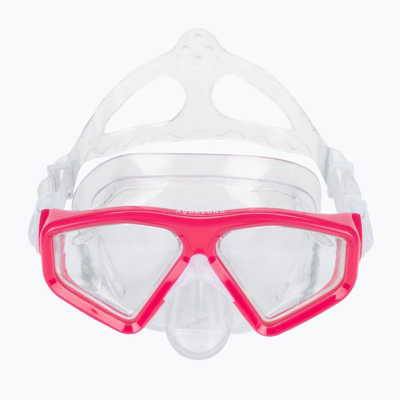 Set da snorkeling Aqualung Saturn Combo trasparente/rosa 2