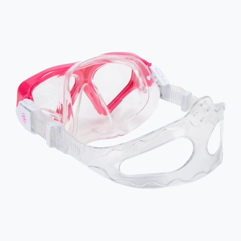 Set da snorkeling Aqualung Saturn Combo trasparente/rosa 4