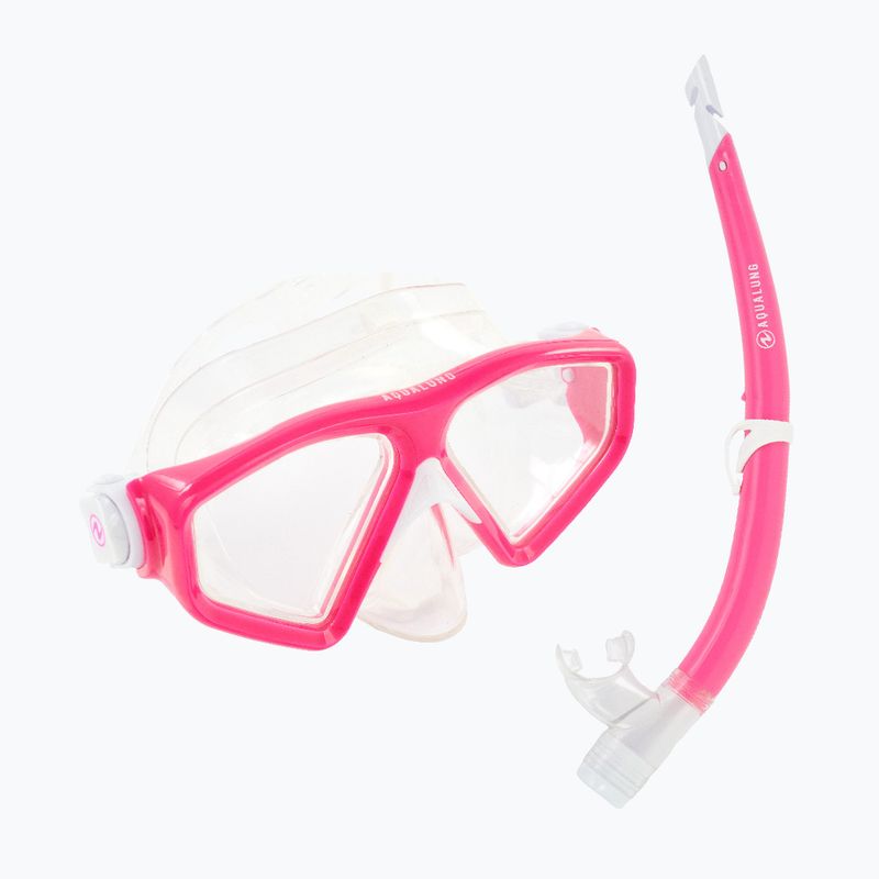 Set da snorkeling Aqualung Saturn Combo trasparente/rosa 9