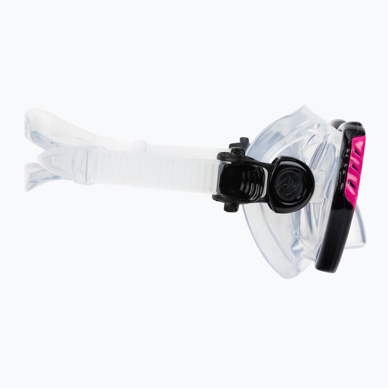 Set di boccagli per bambini Aqualung Cub Combo trasparente/rosa 4