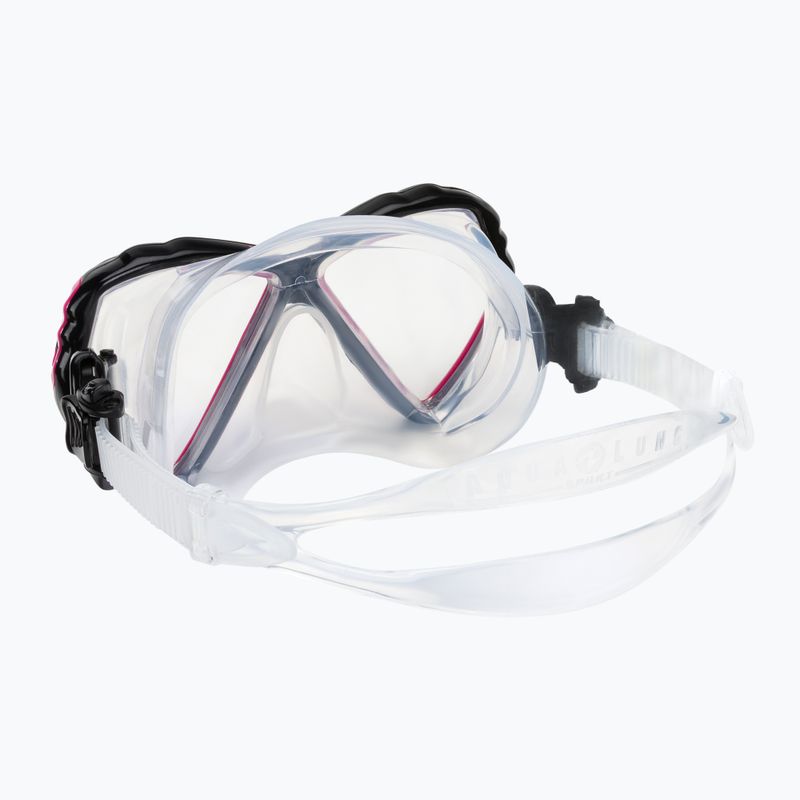Set di boccagli per bambini Aqualung Cub Combo trasparente/rosa 5