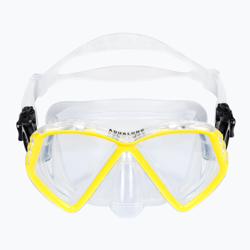 Set da snorkeling per bambini Aqualung Cub Combo trasparente/giallo 3