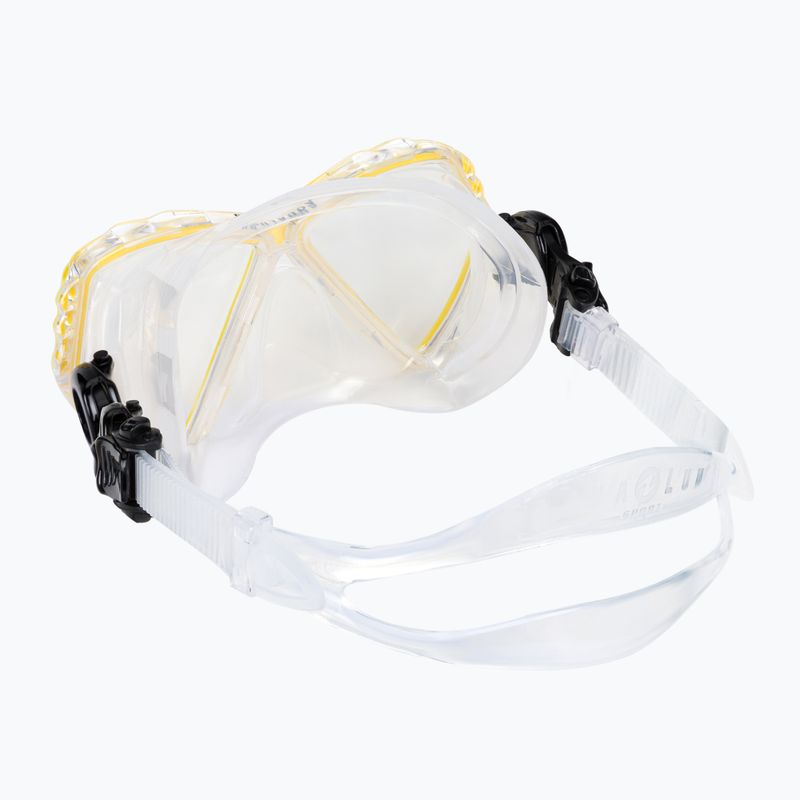 Set da snorkeling per bambini Aqualung Cub Combo trasparente/giallo 5