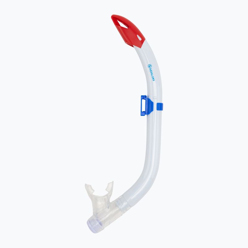 Aqualung Pike snorkel bianco/rosso