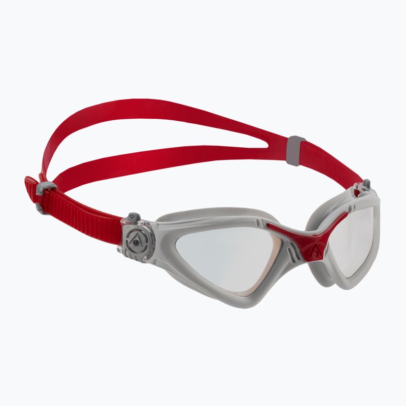 Occhiali da nuoto Aquasphere Kayenne grigio/rosso/specchio iridescente EP2961006LMI