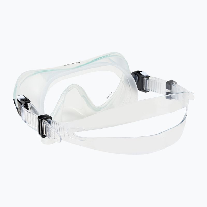 Set da snorkeling Aqualung Nabul Combo trasparente/bianco 4