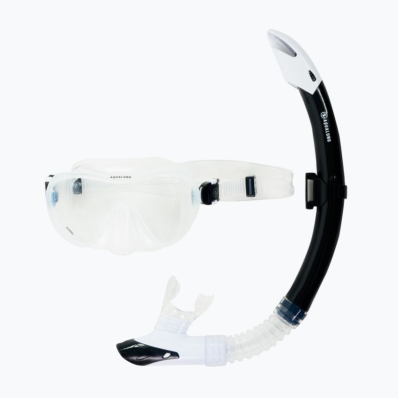 Set da snorkeling Aqualung Nabul Combo trasparente/bianco 9