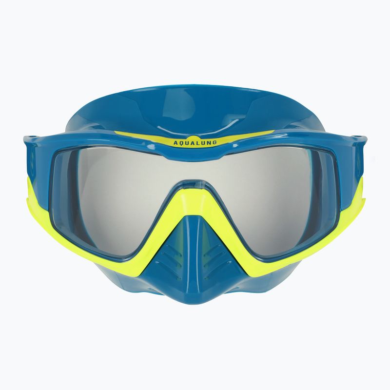 Maschera da snorkeling Aqualung Vita giallo petrolio 7