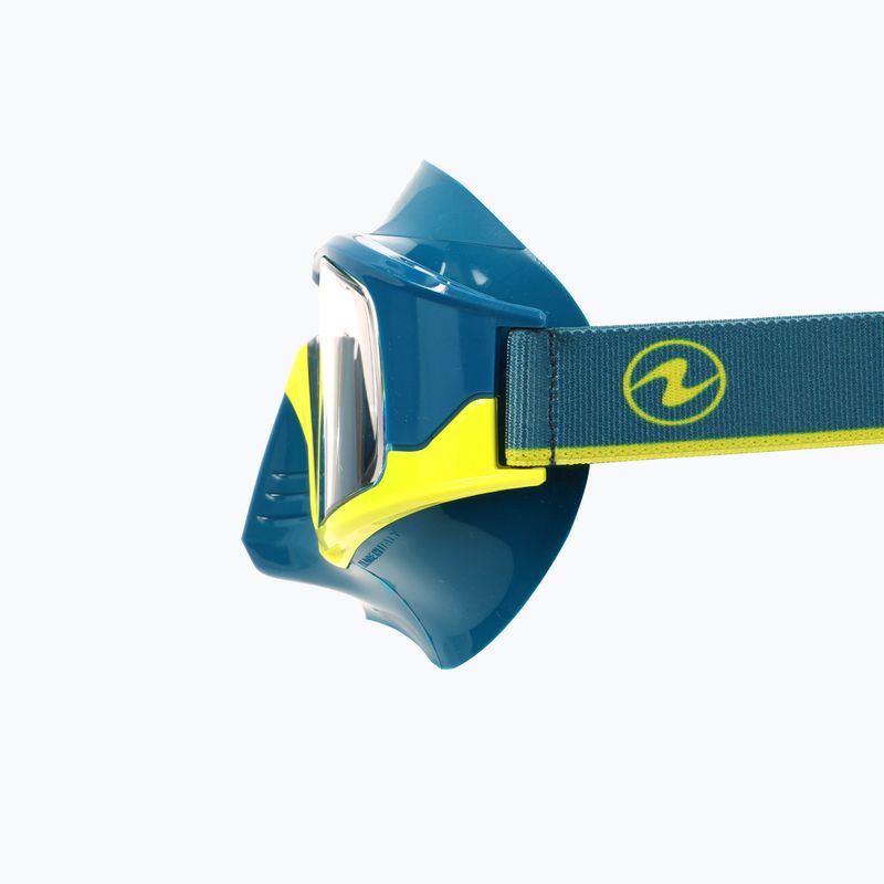 Maschera da snorkeling Aqualung Vita giallo petrolio 8