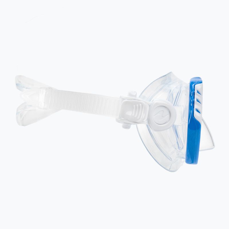 Maschera da snorkeling Aqualung Cub trasparente/blu junior 3