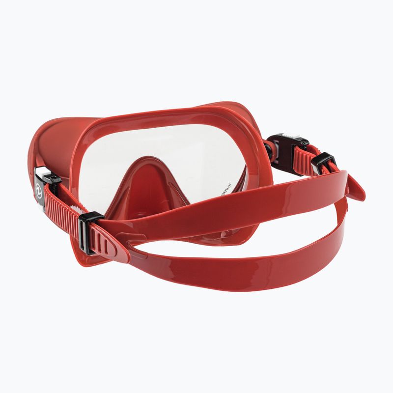 Maschera per lo snorkeling Aqualung Nabul brick 4