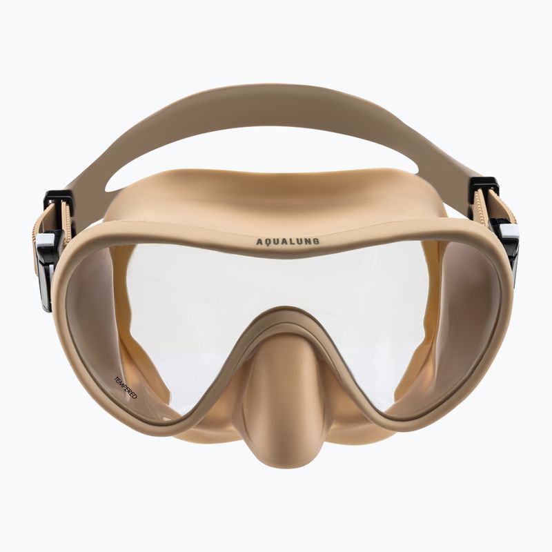 Maschera da snorkeling Aqualung Nabul beige 2