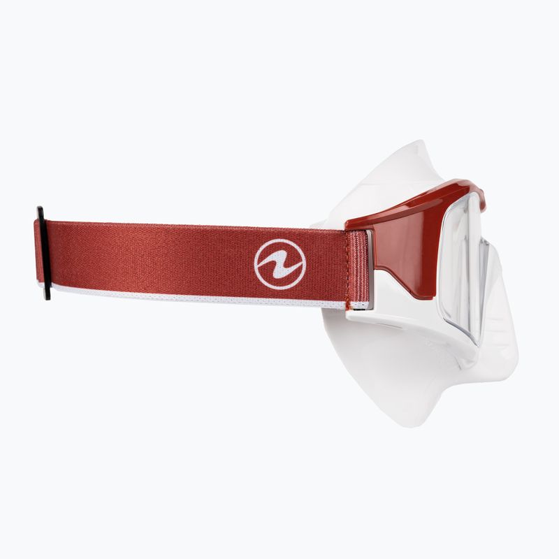 Maschera da snorkeling Aqualung Vita bianco/mattone 3