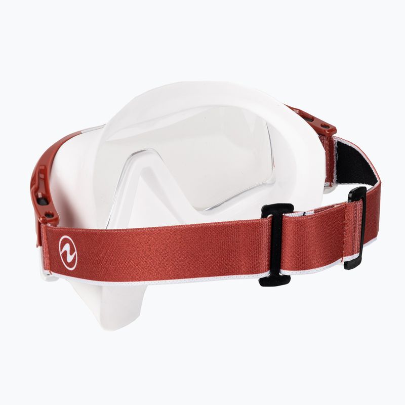 Maschera da snorkeling Aqualung Vita bianco/mattone 4