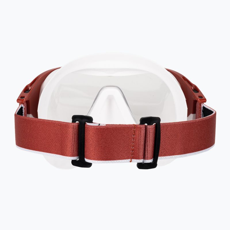 Maschera da snorkeling Aqualung Vita bianco/mattone 5