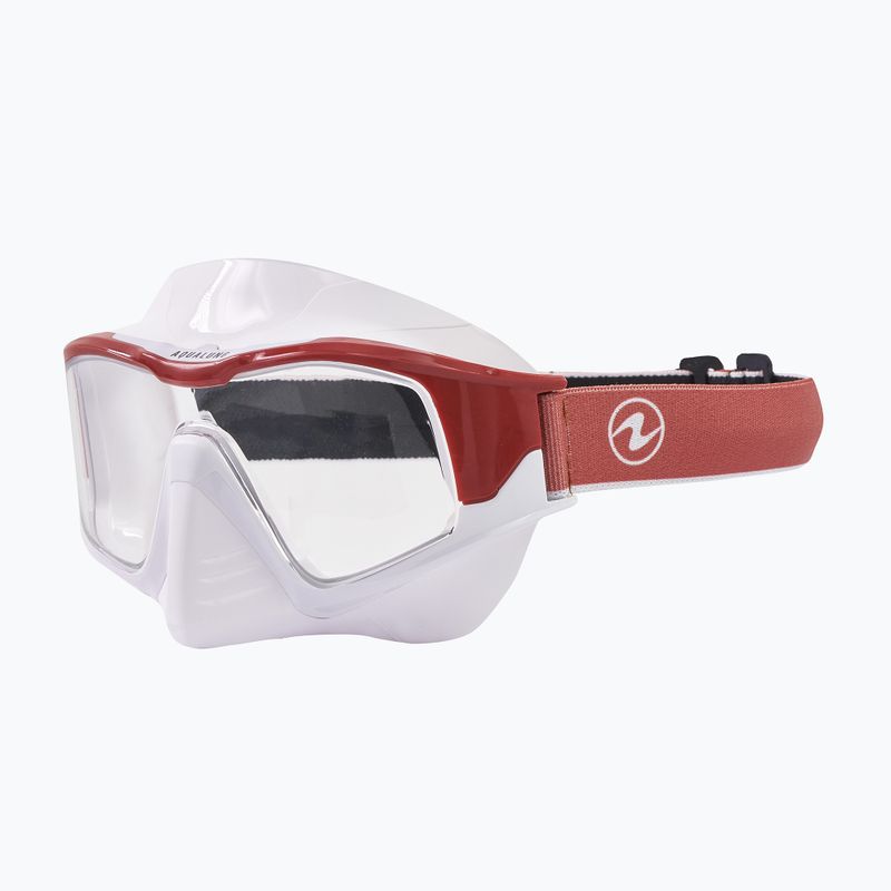 Maschera da snorkeling Aqualung Vita bianco/mattone 8