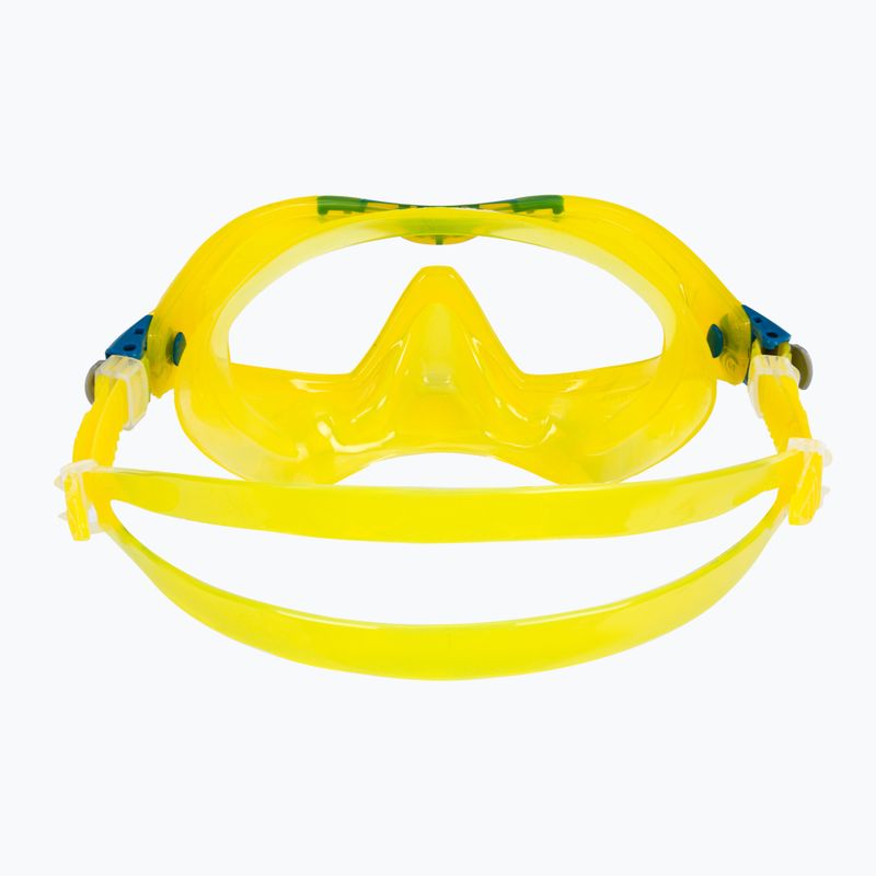 Kit snorkeling per bambini Aqualung Mix Combo giallo/benzina 6