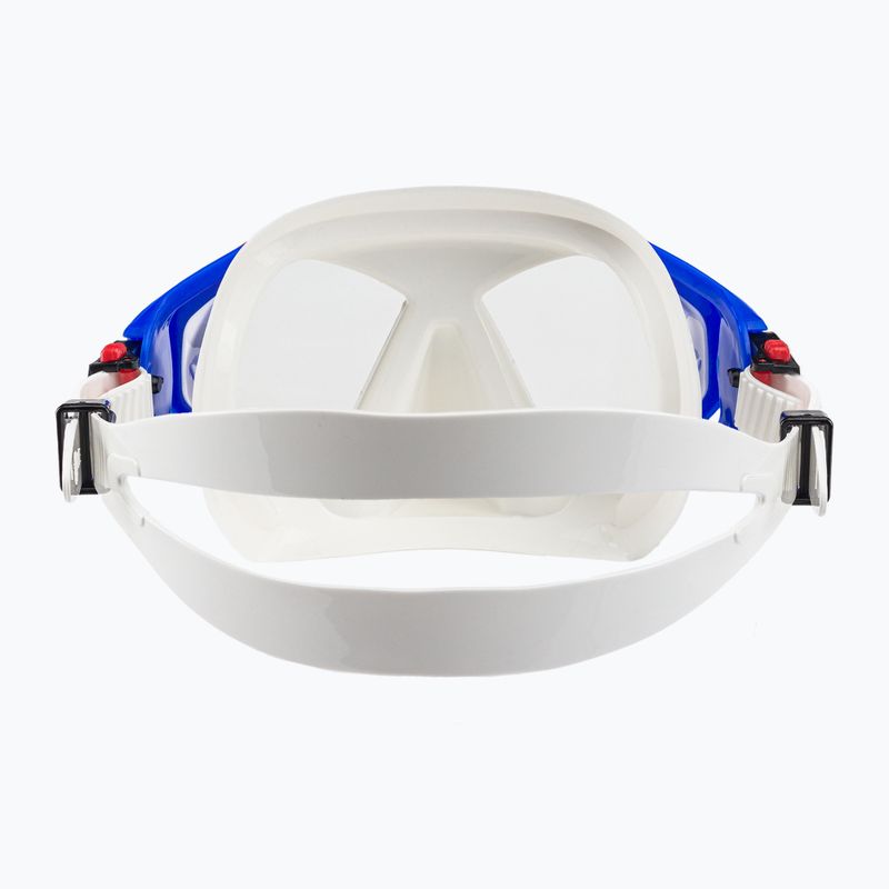 Maschera per lo snorkeling Aqualung Hawkeye bianco/blu 5