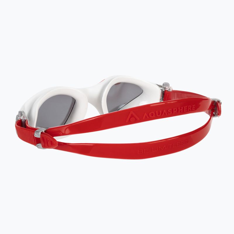 Occhiali da nuoto Aquasphere Kayenne grigio/rosso 4