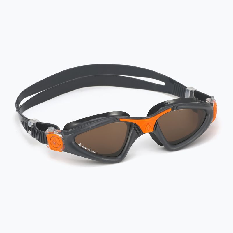 Occhialini da nuoto Aquasphere Kayenne grigio/arancio 6