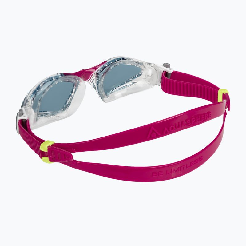 Occhialini da nuoto per bambini Aquasphere Kayenne Compact trasparente/raspberry 4