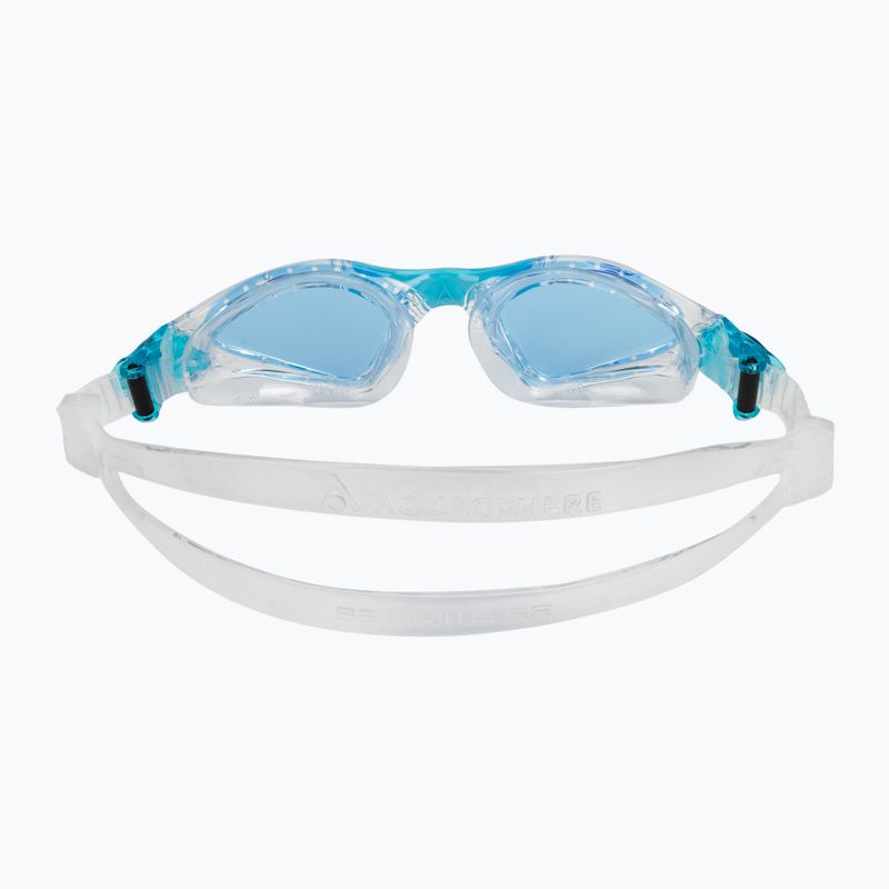 Aquasphere Kayenne trasparente/turchese per bambini EP3190043LB 5