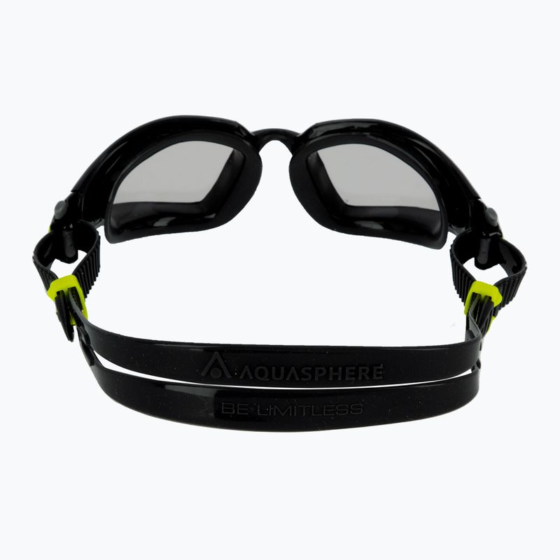 Occhiali da nuoto Aquasphere Kayenne Pro nero/giallo brillante 4