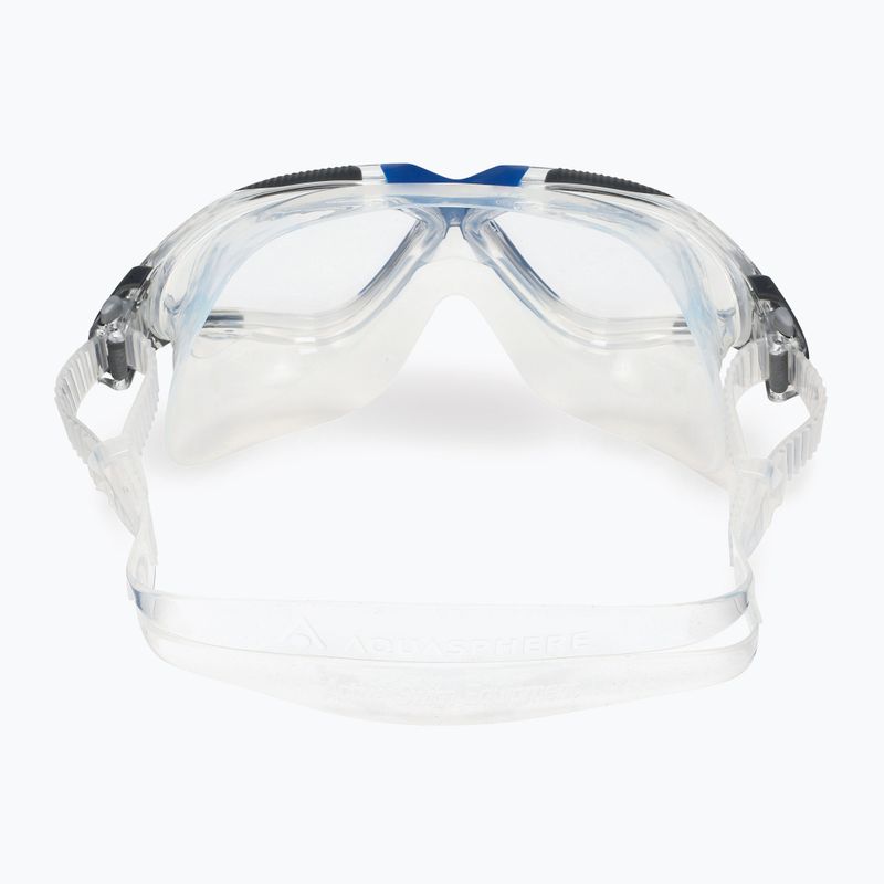 Maschera da nuoto Aquasphere Vista trasparente/grigio scuro/chiaro 3