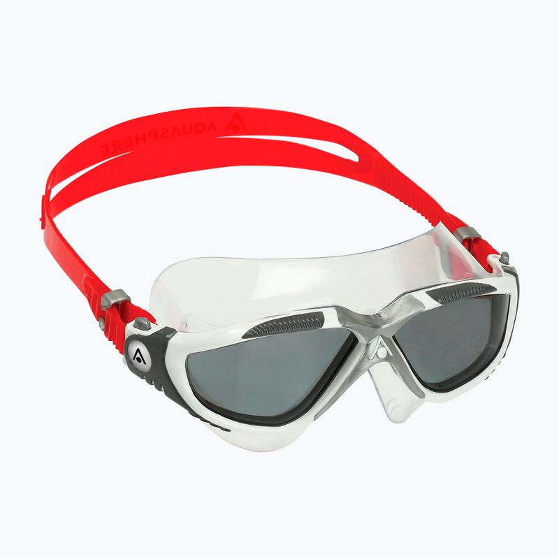 Maschera da nuoto Aquasphere Vista bianco/rosso/scuro