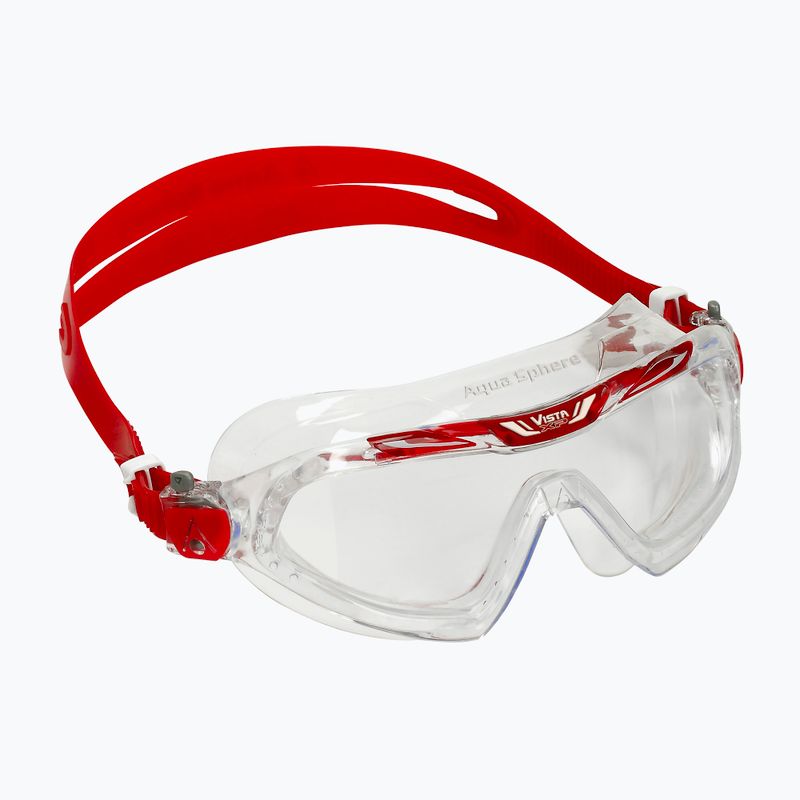 Maschera da nuoto Aquasphere Vista XP trasparente/rosso