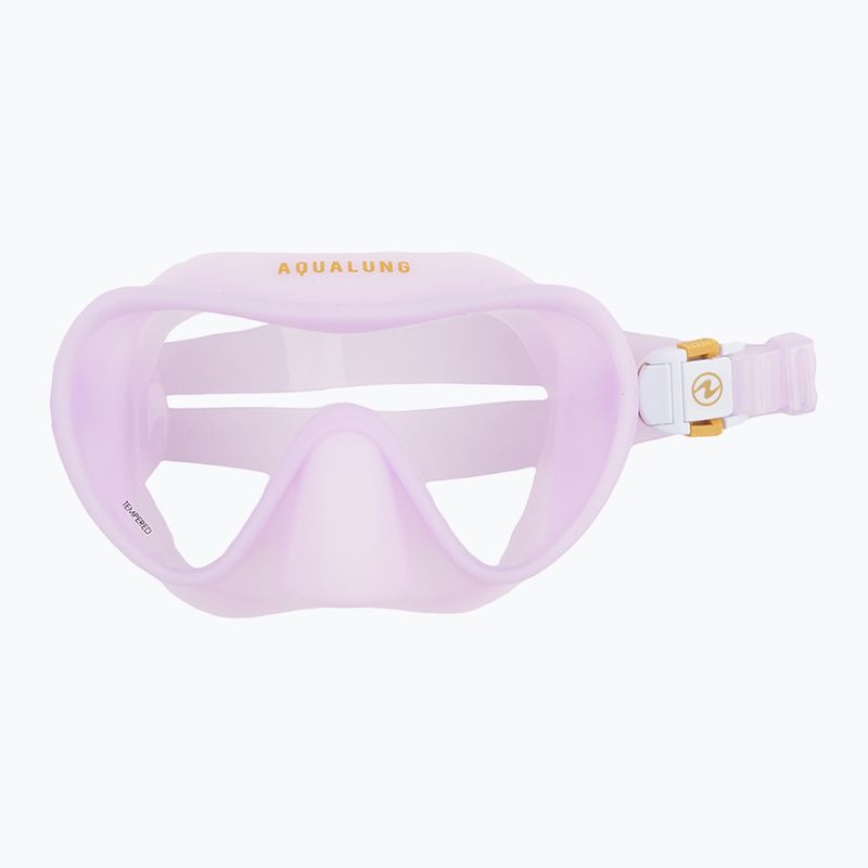 Aqualung Combo Nabul kit maschera + boccaglio rosso/bianco 2