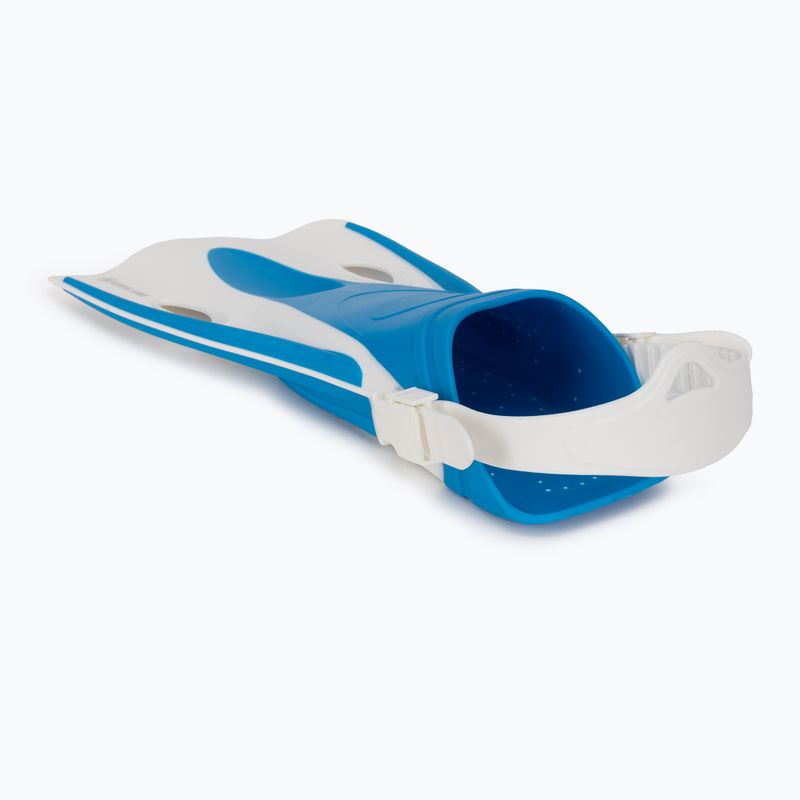 Pinne da snorkeling Aqualung Twister blu/bianco 4