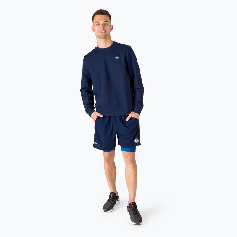 Felpa Lacoste uomo SH9604 blu navy/blu navy 2