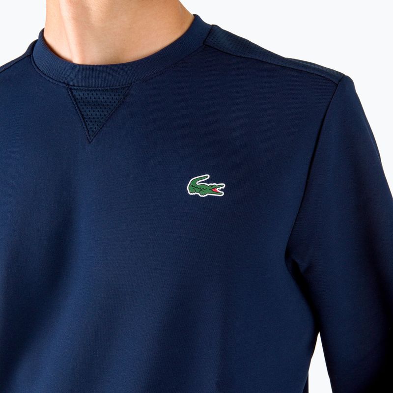 Felpa Lacoste uomo SH9604 blu navy/blu navy 4